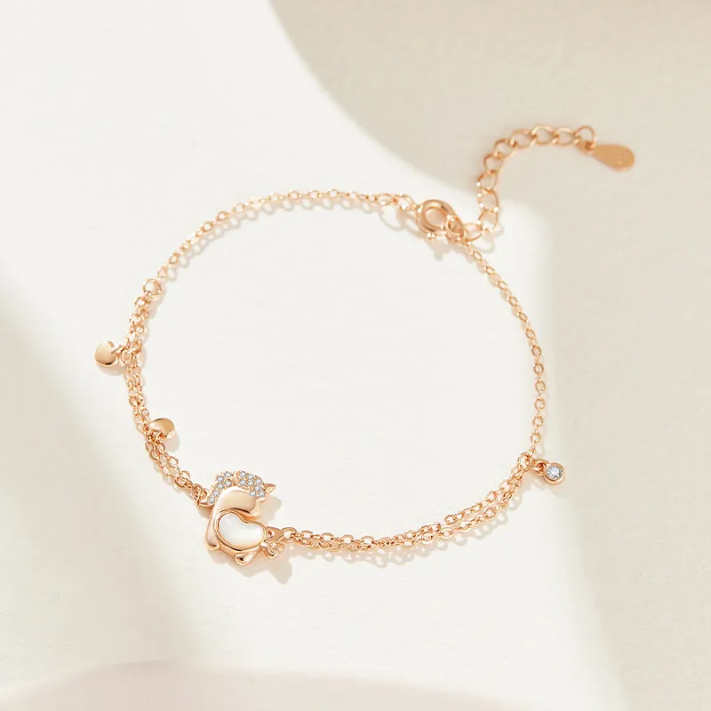 Misongma 925 Sterling Silver Bracelets Women's-2