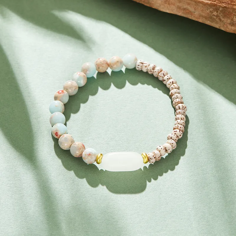Misongma Star Moon Bodhi Seeds Bracelets Women's-2