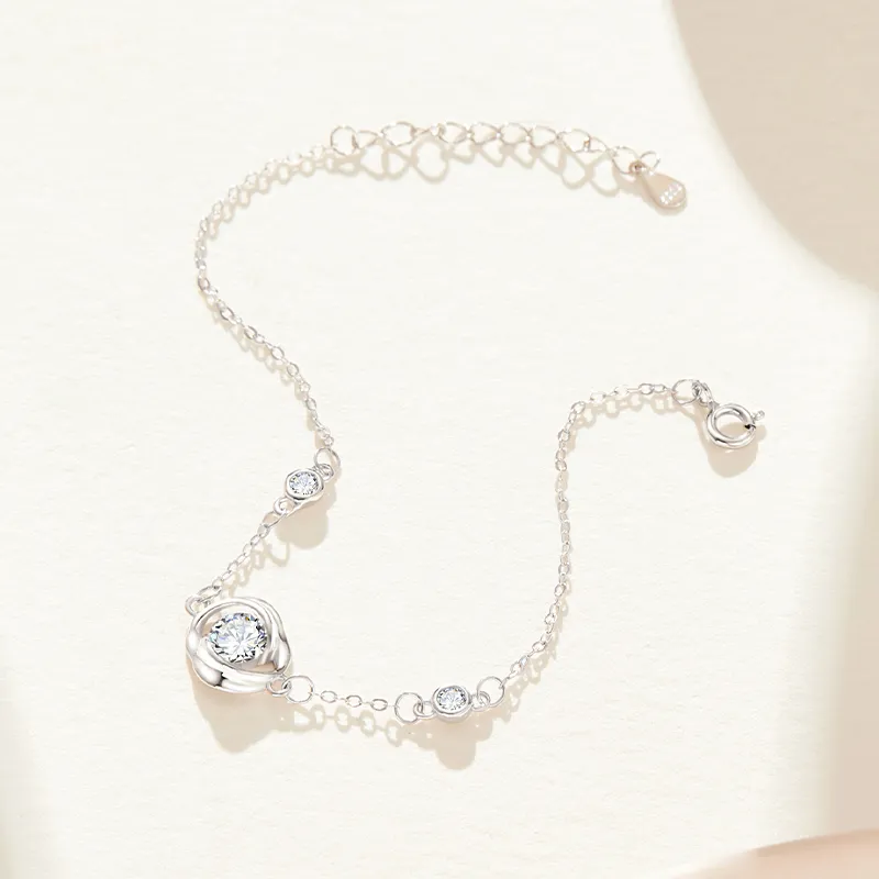 Misongma 925 Sterling Silver Bracelets Women's-5