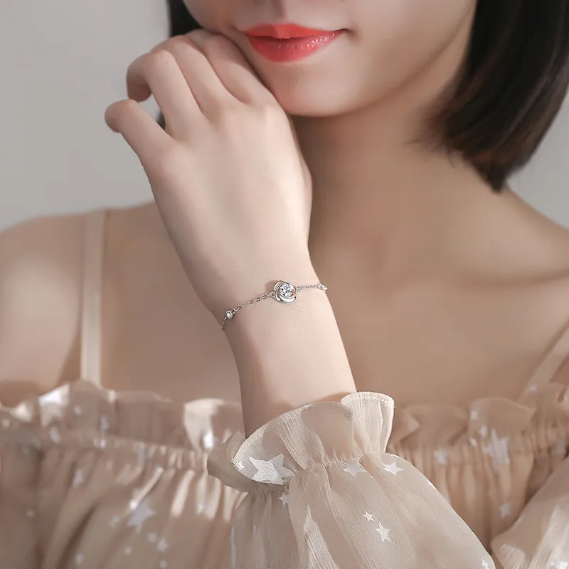 Misongma 925 Sterling Silver Bracelets Women's-2