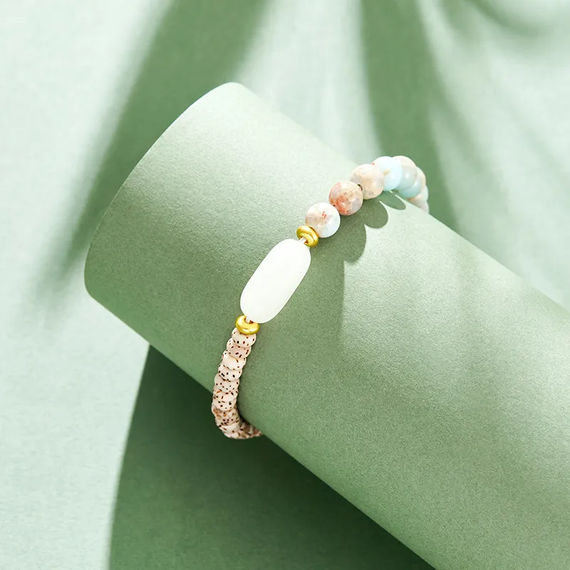Misongma Star Moon Bodhi Seeds Bracelets Women's-3