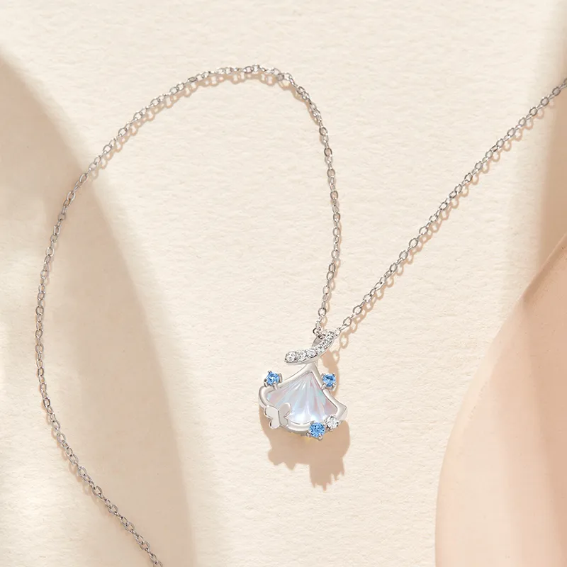 Misongma 925 Sterling Silver Necklaces Women's-6