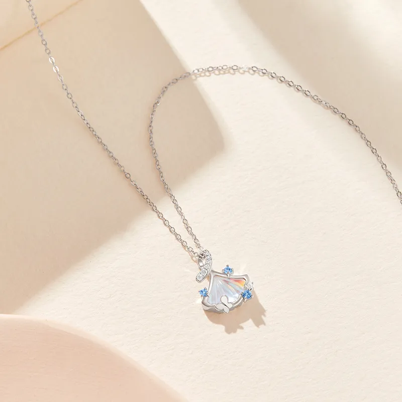 Misongma 925 Sterling Silver Necklaces Women's-4