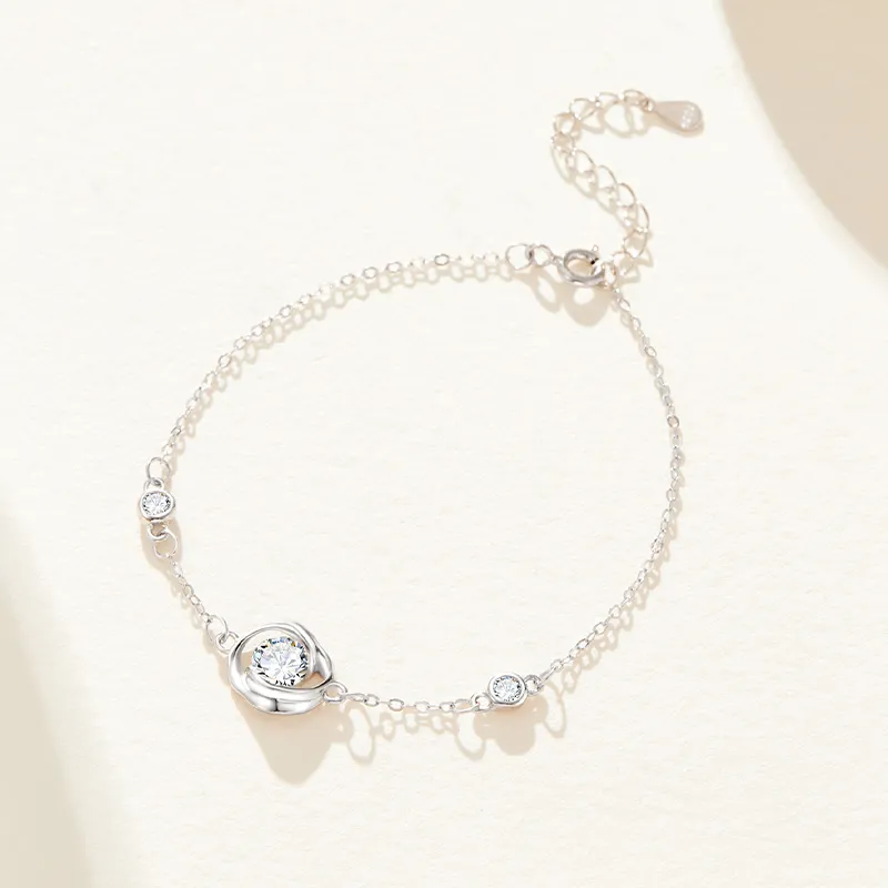 Misongma 925 Sterling Silver Bracelets Women's-3