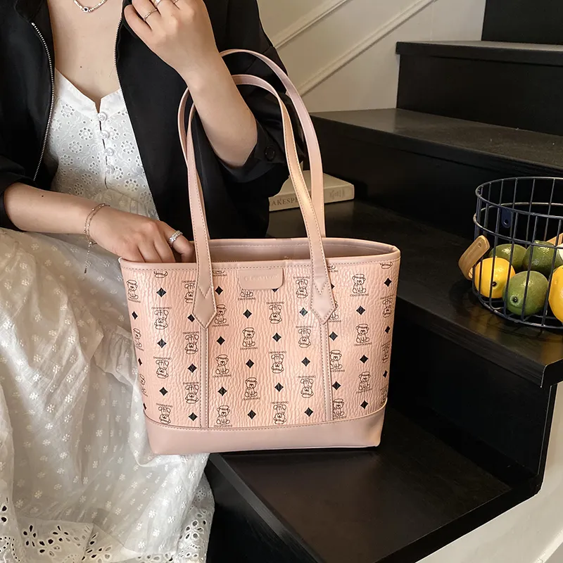 Banyanu PU Shoulder Bag Women's Black/Beige/Pink/Brown-20