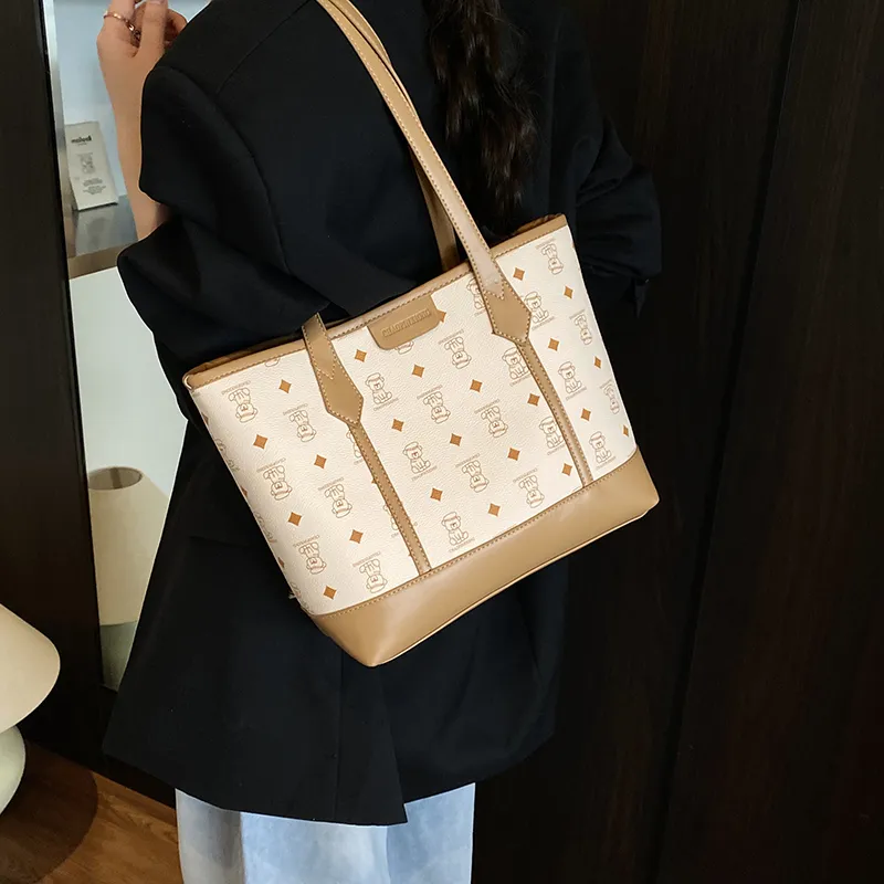 Banyanu PU Shoulder Bag Women's Black/Beige/Pink/Brown-10