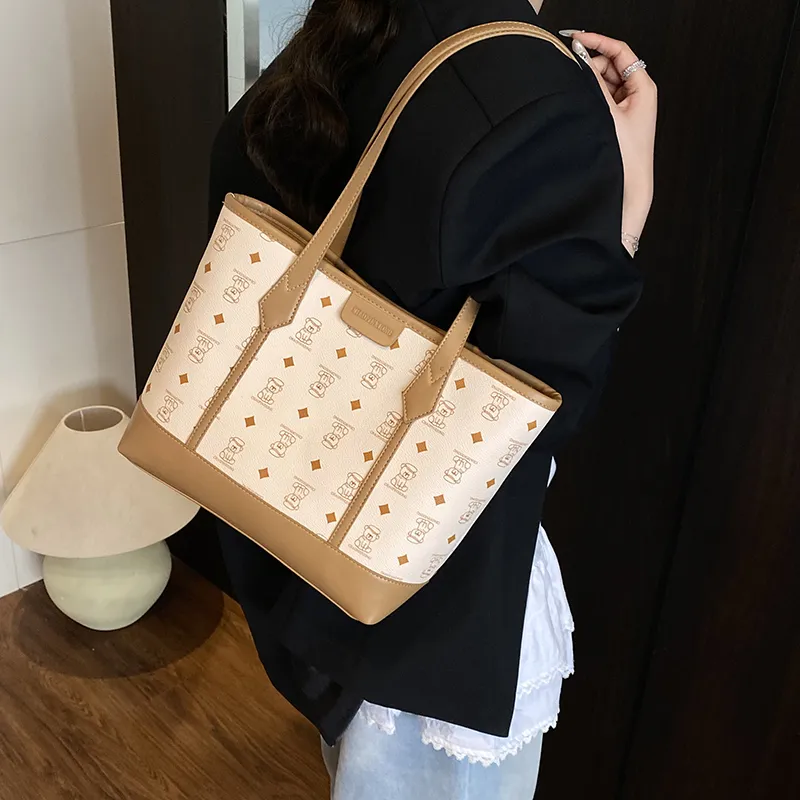Banyanu PU Shoulder Bag Women's Black/Beige/Pink/Brown-13