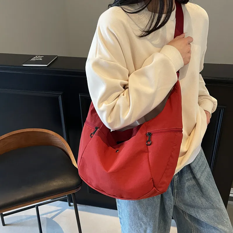 Banyanu Fabric Shoulder Bag Unisex Multicolor-13