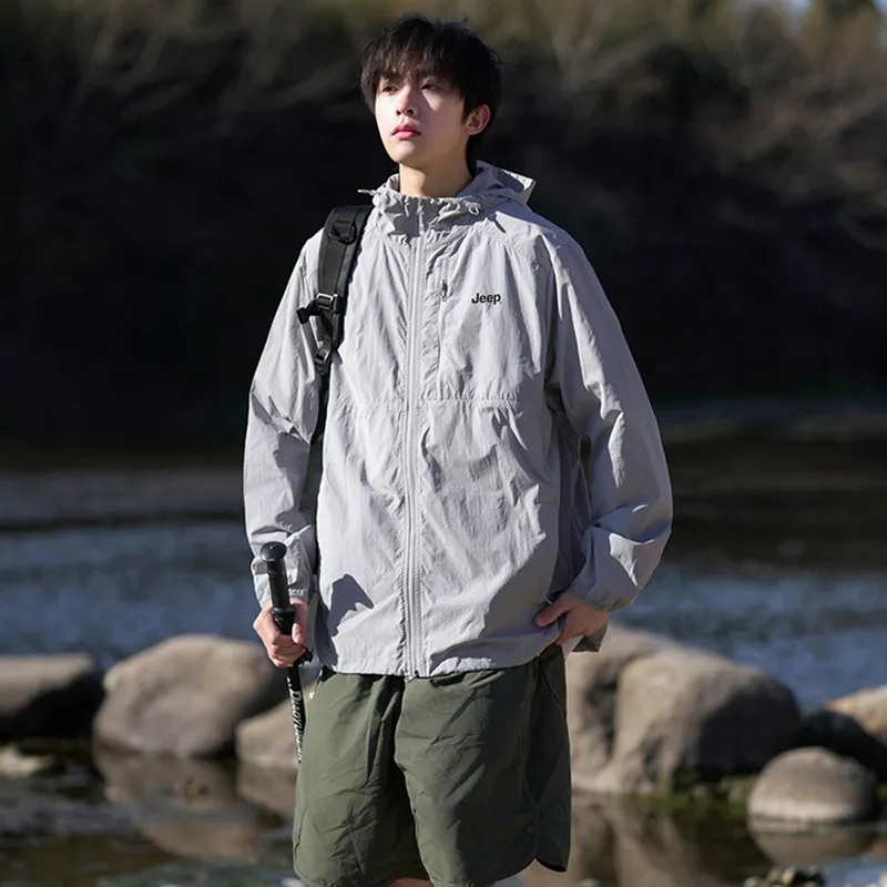 Jeep Ice Edge Sun Protection Collection Breathable, Quick Dry, Windproof Sun Protection Clothing Coat Men's-15