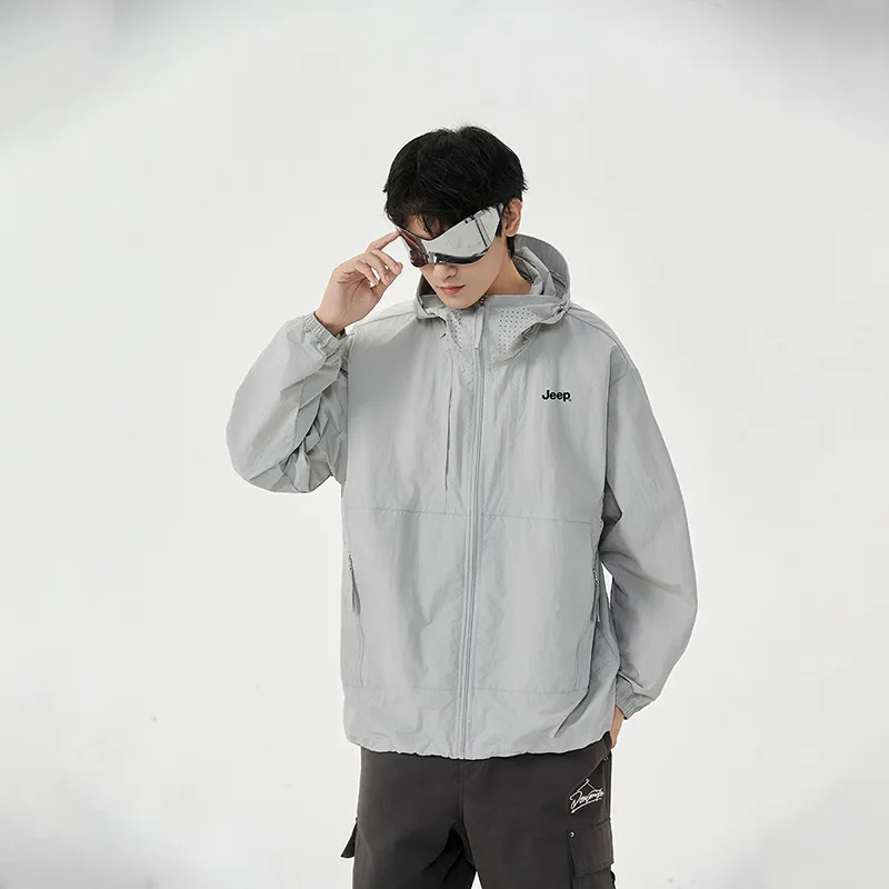 Jeep Outdoor Casual Sun Protection Clothing Men-3