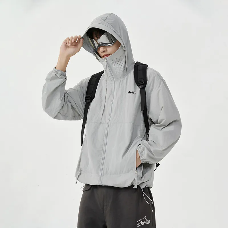 Jeep Outdoor Casual Sun Protection Clothing Men-4