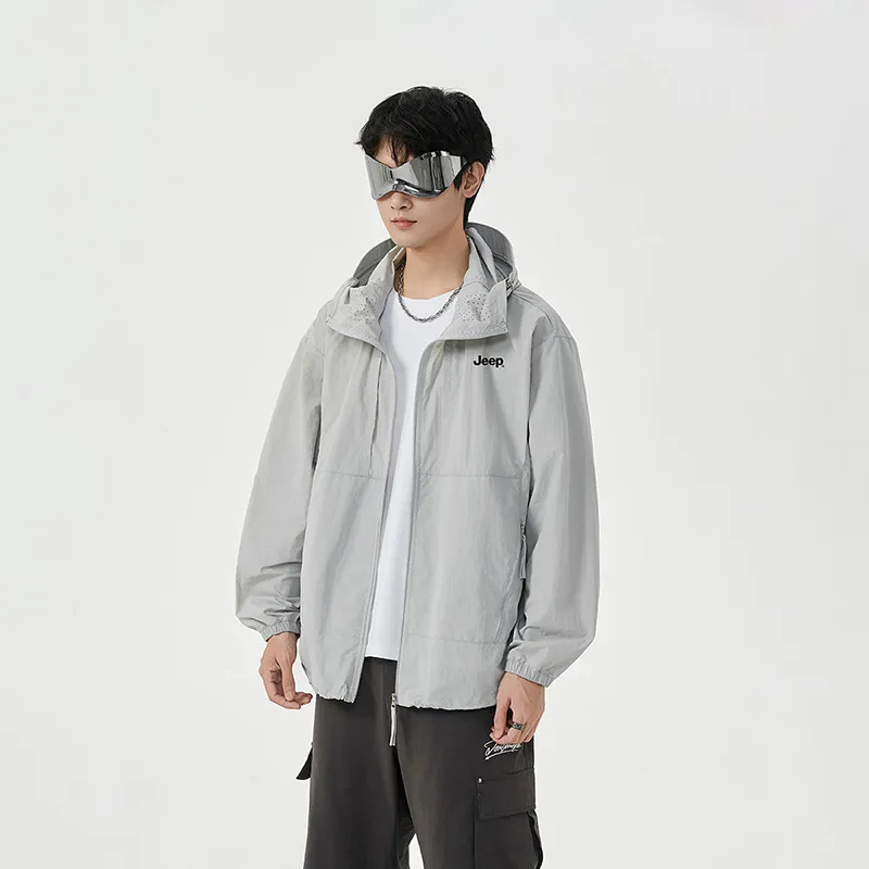 Jeep Outdoor Casual Sun Protection Clothing Men-2