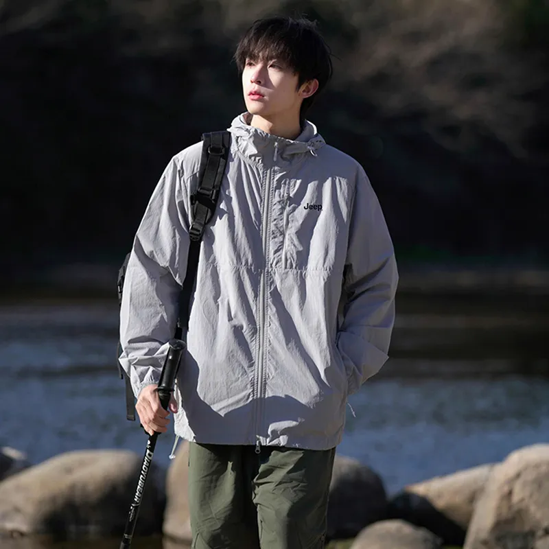 Jeep Ice Edge Sun Protection Collection Breathable, Quick Dry, Windproof Sun Protection Clothing Coat Men's-14