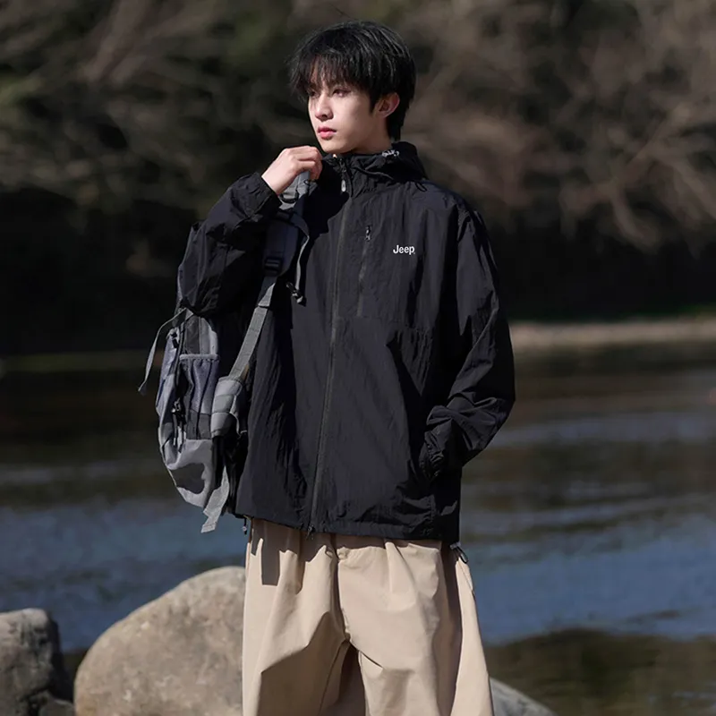 Jeep Ice Edge Sun Protection Collection Breathable, Quick Dry, Windproof Sun Protection Clothing Coat Men's-20