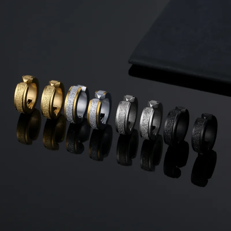 Endorphin Titanium Steel Clip On Earrings Unisex-2