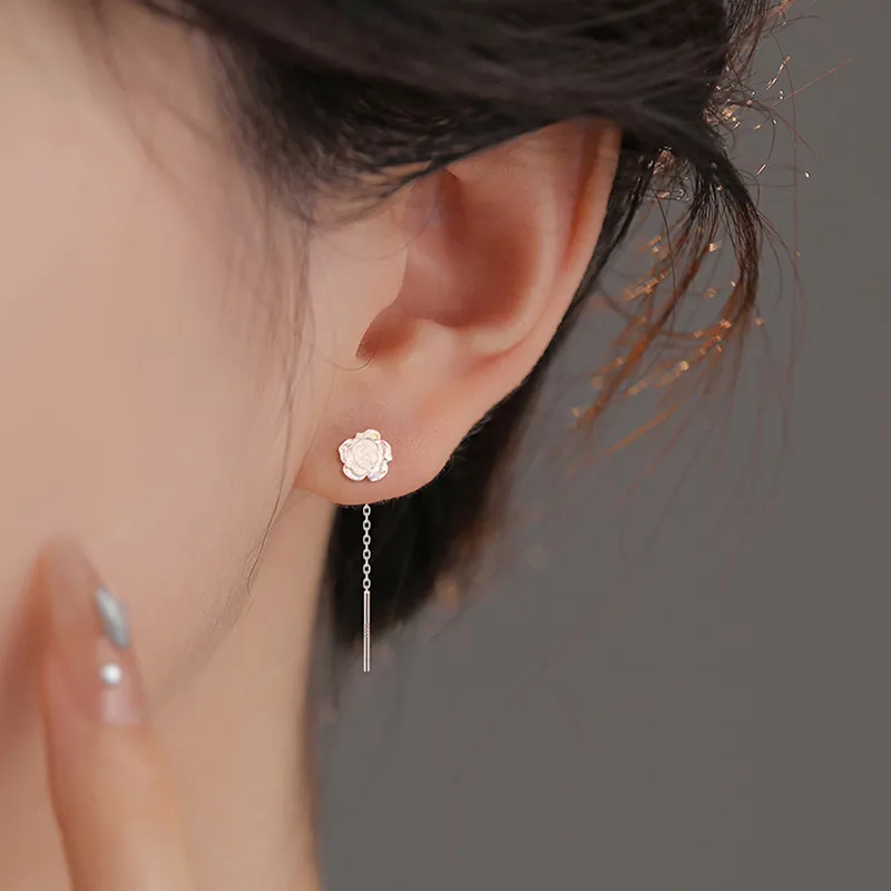 Endorphin 925 Sterling Silver Drop Earrings Women's-1