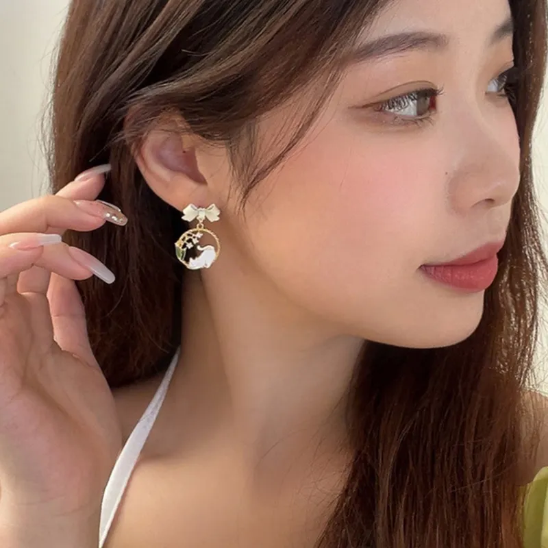 Endorphin S925 Sterling Silver Needle Earrings Women's-4
