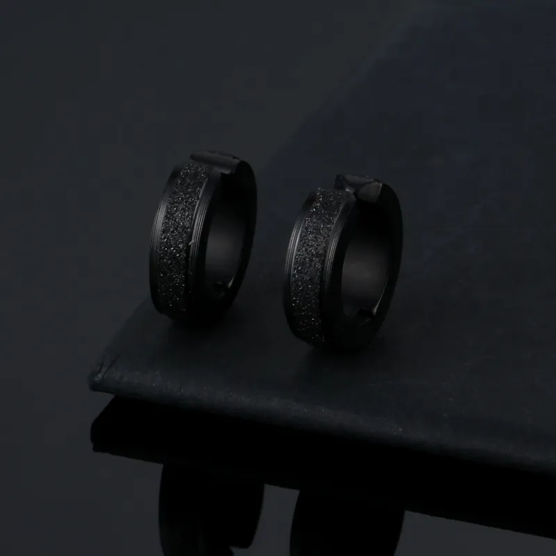 Endorphin Titanium Steel Clip On Earrings Unisex-1