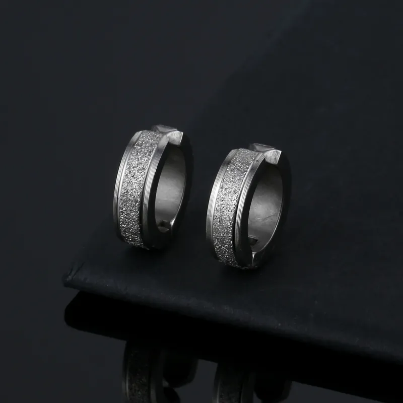 Endorphin Titanium Steel Clip On Earrings Unisex-4