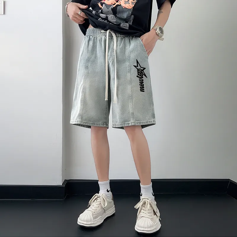 Mowlow Denim Shorts Unisex-8