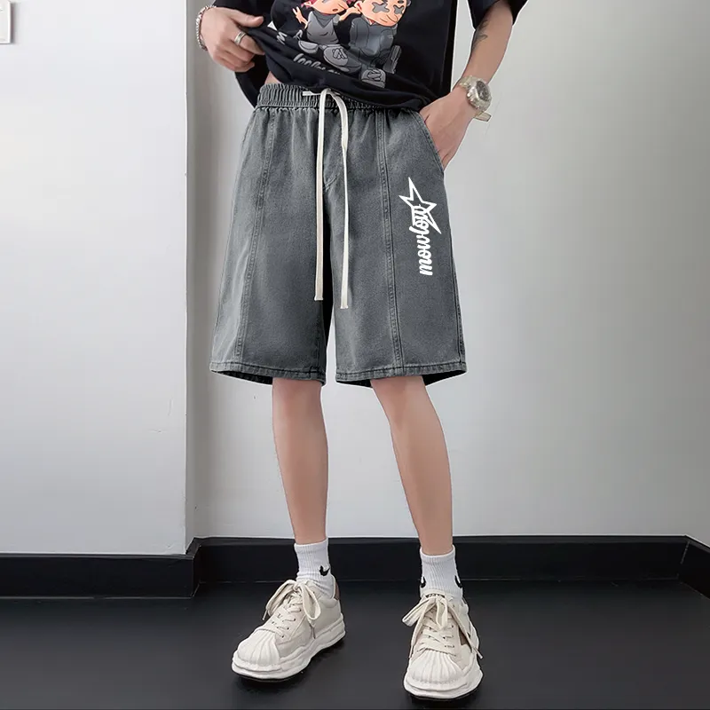 Mowlow Denim Shorts Unisex-5