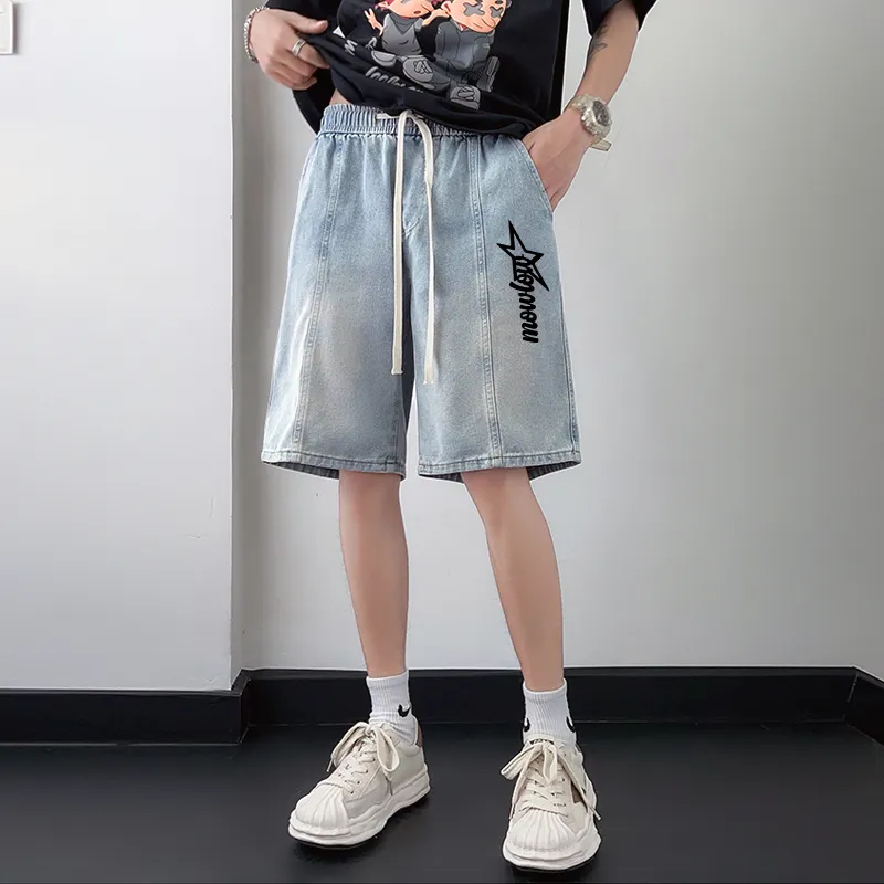 Mowlow Denim Shorts Unisex-11