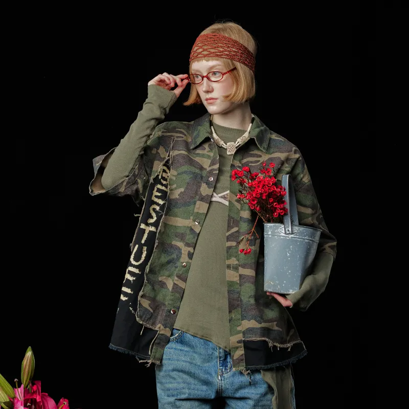 DOH STORE Shirt Unisex Green Camouflage-2