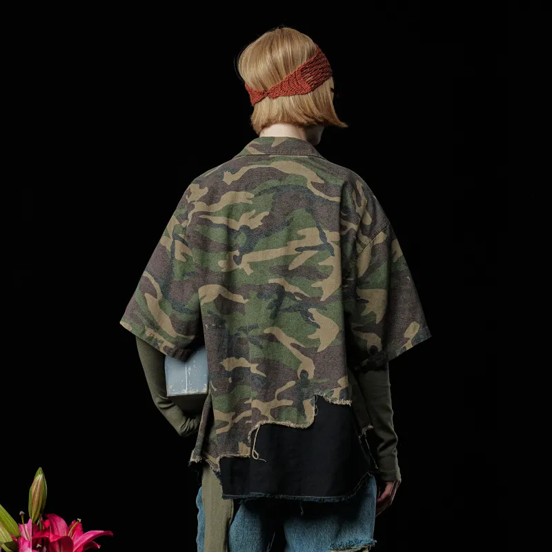 DOH STORE Shirt Unisex Green Camouflage-5