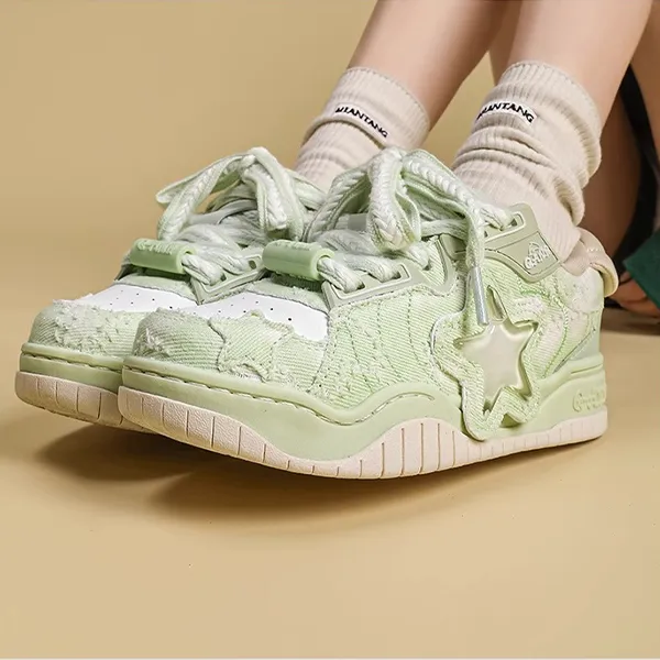 Q AND Slip Resistant Cushioning, Abrasion Resistant, Breathable, Height Increasing Low Top Skateboard Shoes Unisex-30