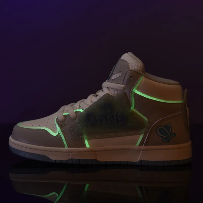 Q-AND High-Top Skateboard Shoes Unisex-7