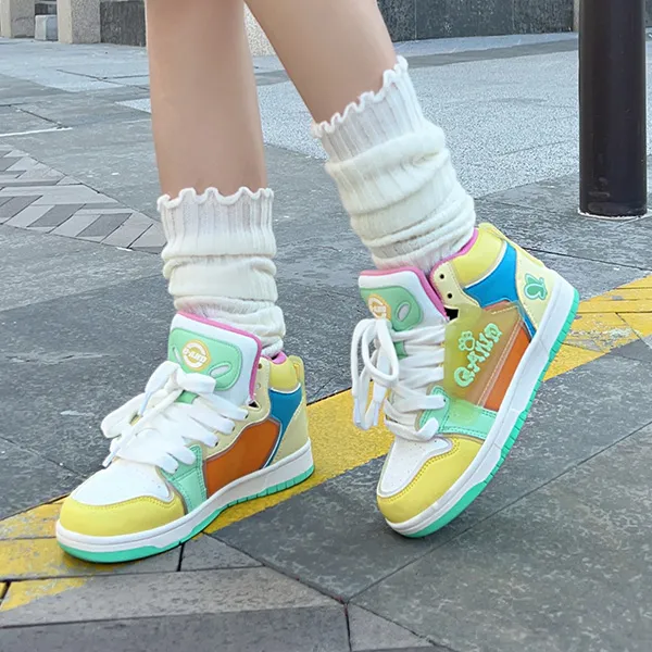 Q-AND High-Top Skateboard Shoes Unisex-22