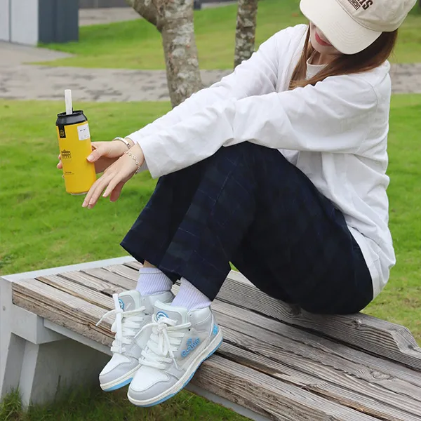 Q-AND High-Top Skateboard Shoes Unisex-8