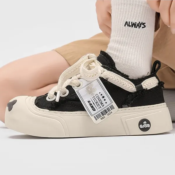 Q-AND Wrapping Anti-Slip Shock-Absorbing And Wear-Resistant Low-Top Skateboard Shoes Unisex-26