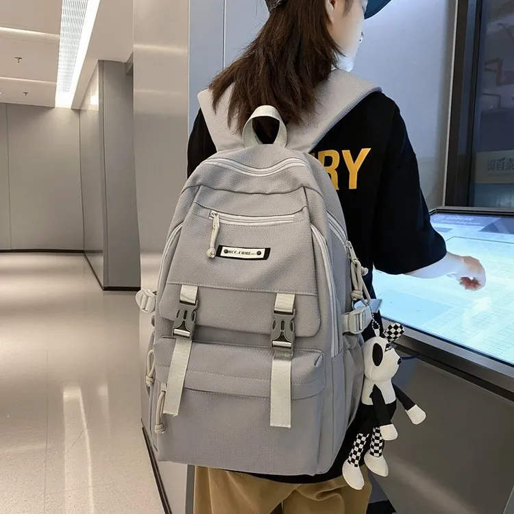 G FAVOR Nylon Backpack Regular Unisex Multicolor-4