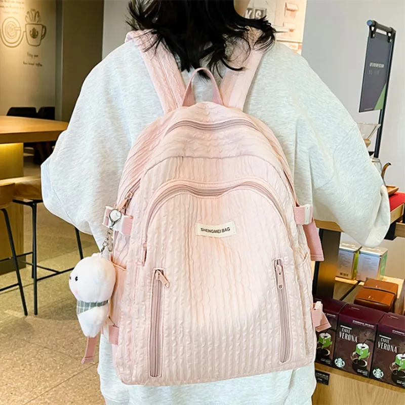 G FAVOR Nylon Backpack Travel Backpack Unisex Multicolor-7