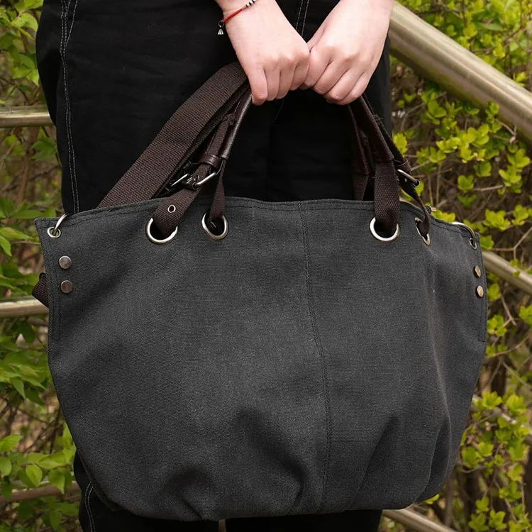G FAVOR Canvas Canvas Bag Crossbody Handbag Regular Unisex Khaki/Black/Coffee/Army Green-5