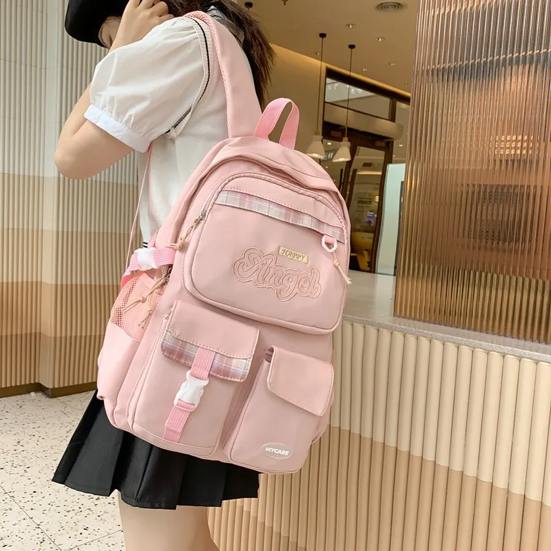 G FAVOR Nylon Backpack Unisex Multicolor-3