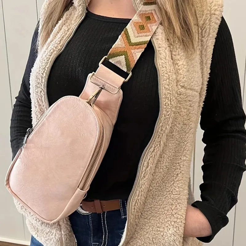G FAVOR PU Sling Bag Unisex Multicolor-2