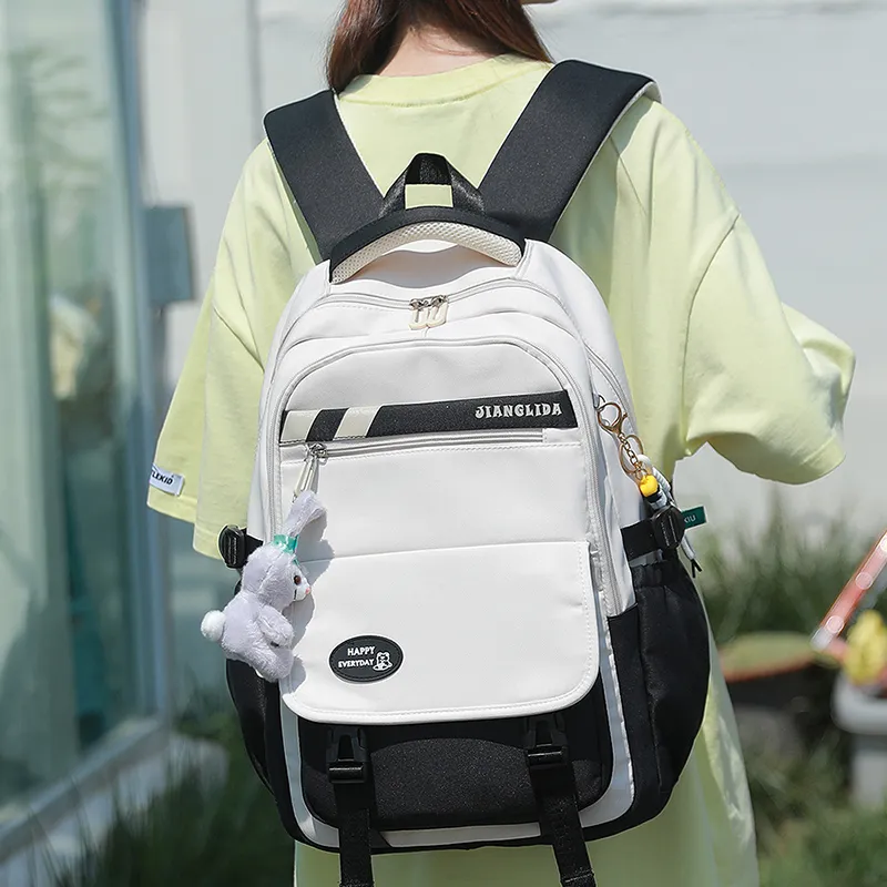 G FAVOR Nylon Backpack Unisex Multicolor-5