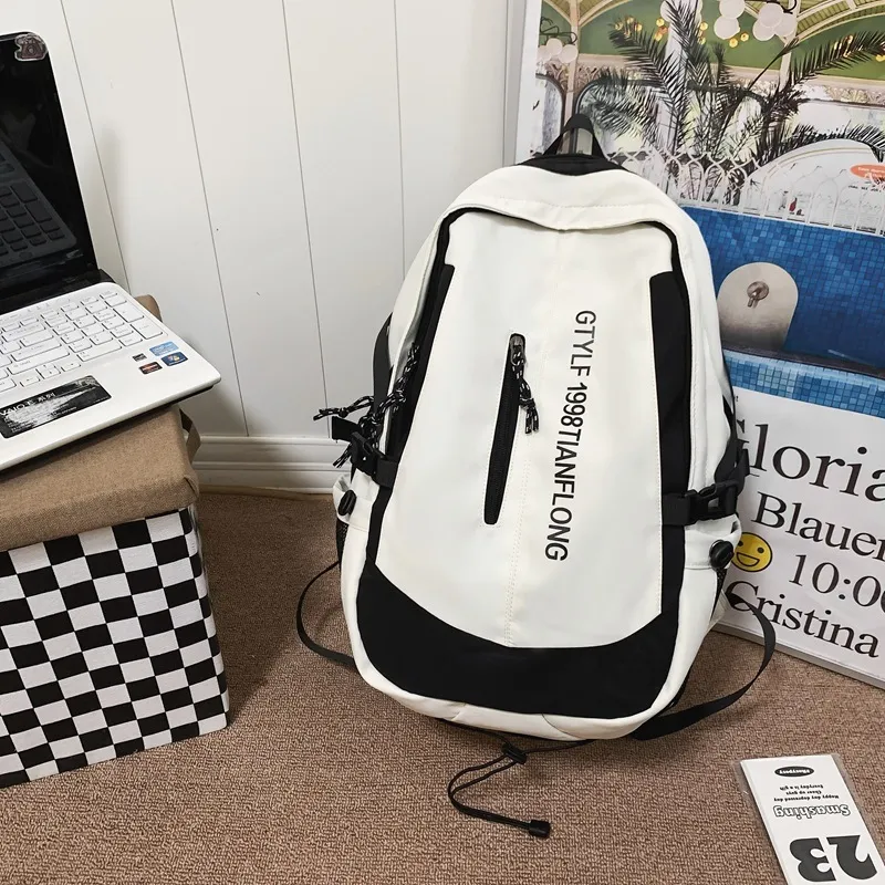 G FAVOR Nylon Backpack Unisex Multicolor-4