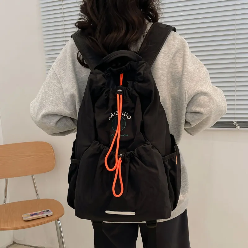 G FAVOR Nylon Backpack Unisex Multicolor-4