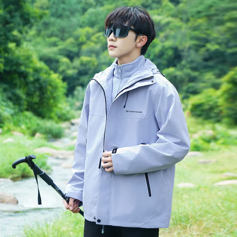 TOM TAILOR Mountain Versatile Water-Resistant Windproof And Water-Repellent Windbreaker Jacket Unisex-9