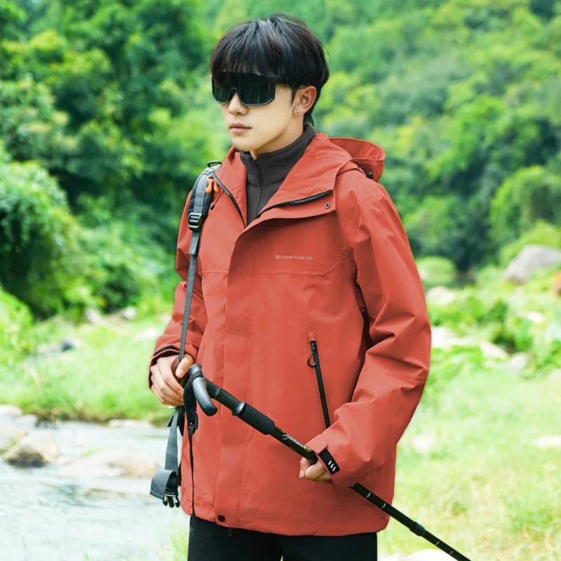 TOM TAILOR Mountain Versatile Water-Resistant Windproof And Water-Repellent Windbreaker Jacket Unisex-4