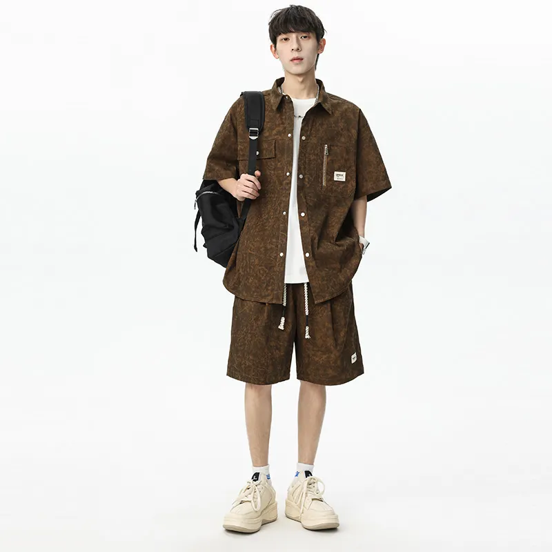 COMGM Shirt Matching Sets Men-8