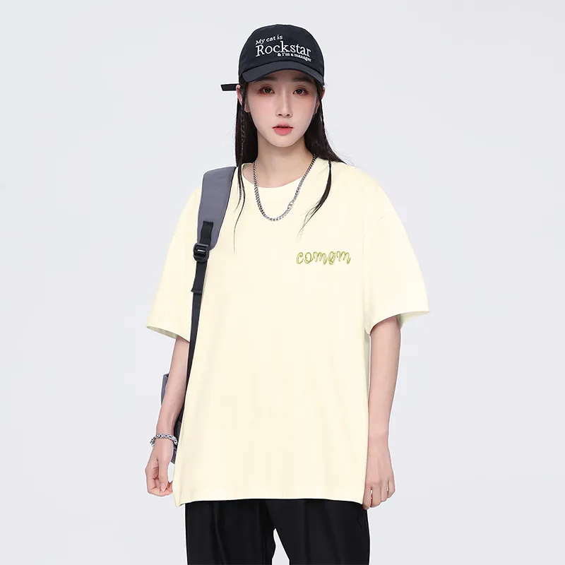 COMGM Drop Shoulder Sleeve T Shirt Women's-20