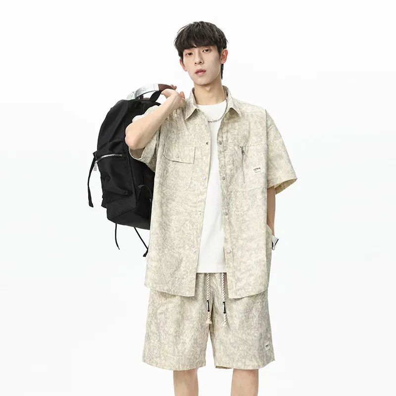COMGM Shirt Matching Sets Men-13