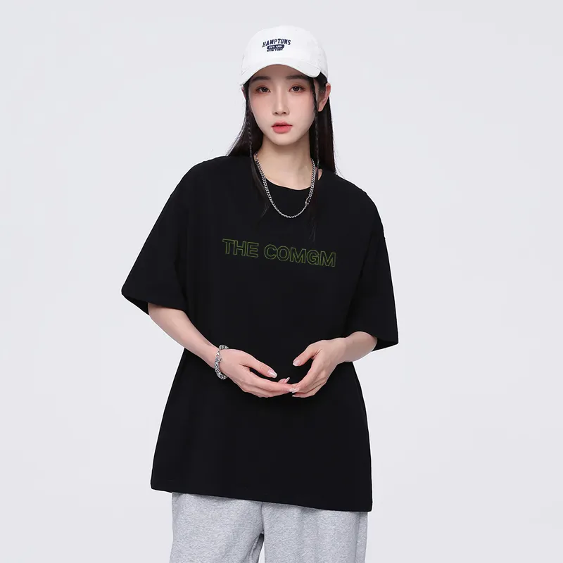 COMGM Drop Shoulder Sleeve T Shirt Women's-2