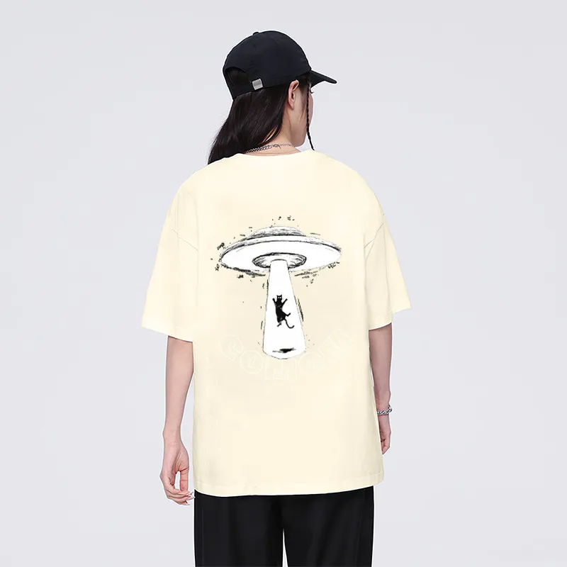 COMGM Drop Shoulder Sleeve T Shirt Women's-20