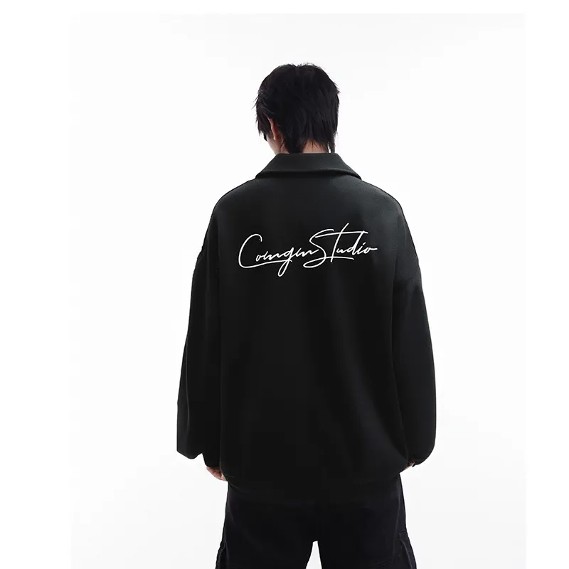 COMGM Jackets Coats Unisex Black-2
