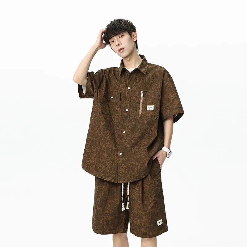 COMGM Shirt Matching Sets Men-9